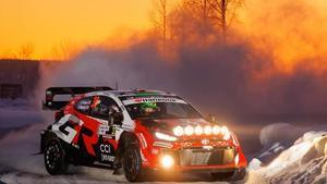 Elfyn Evans en el Rally de Suecia