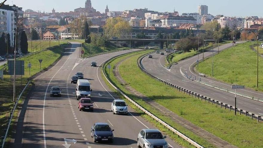 Estado actual del bulevar de Santullano.