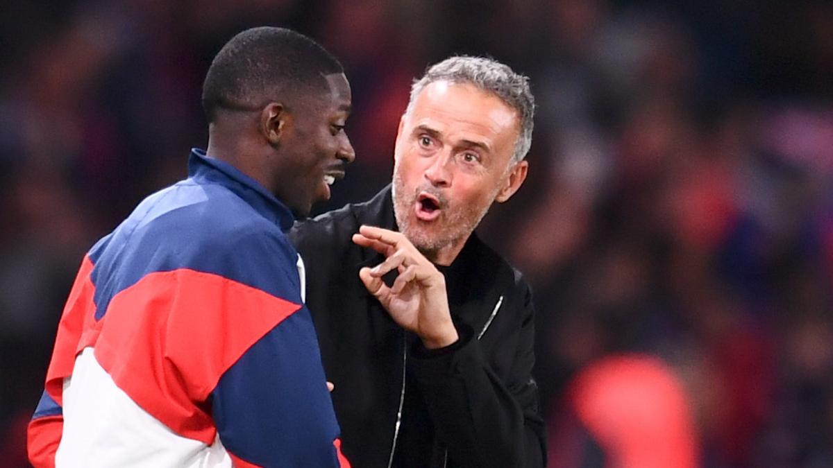 La relación entre Ousmane Dembélé y Luis Enrique está reparada