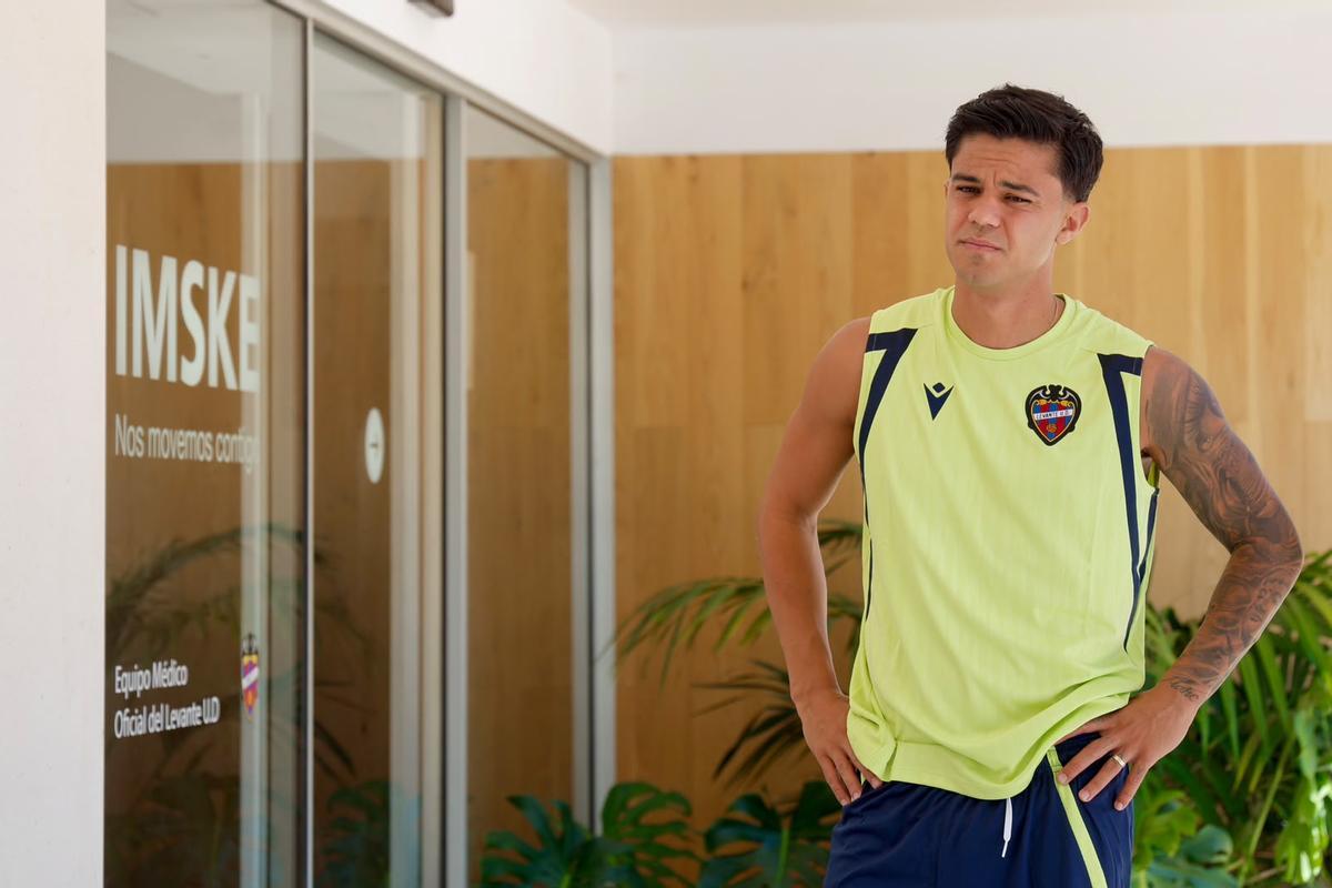 Roger Brugué en el inicio de la pretemporada
