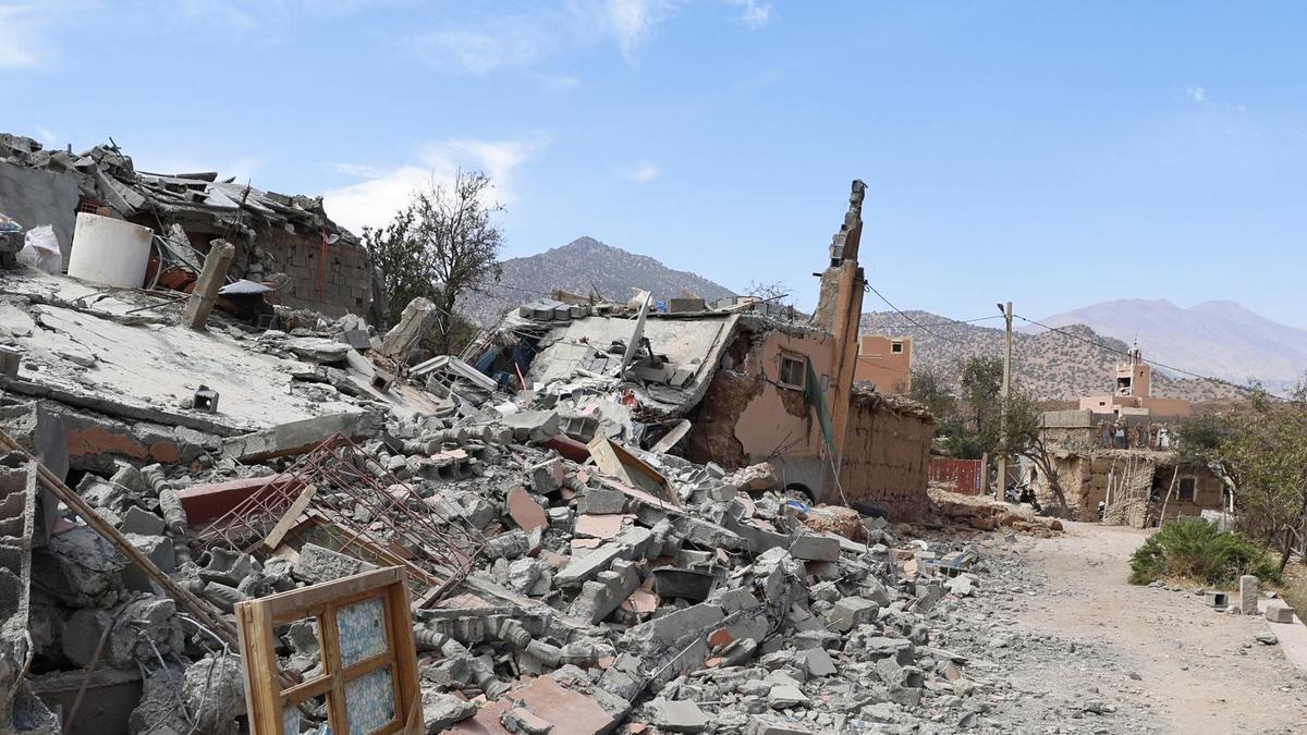 Estragos del terremoto en Marruecos.