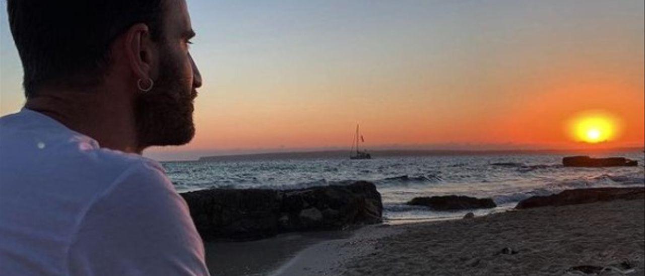 Dani Rovira, de vacaciones en Formentera.