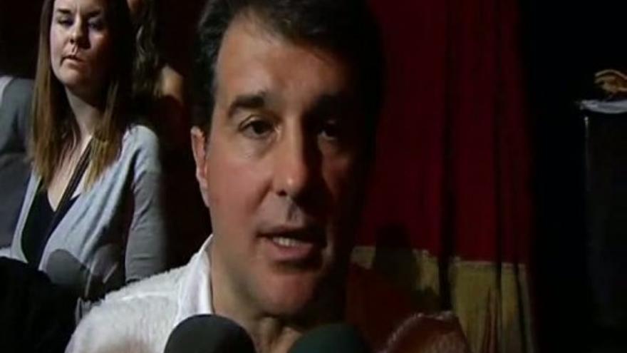 Laporta se queja del comportamiento de la junta