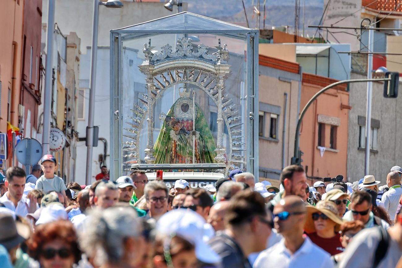 La 'Morenita' visita el Hospital de Nuestra Señora de La Candelaria
