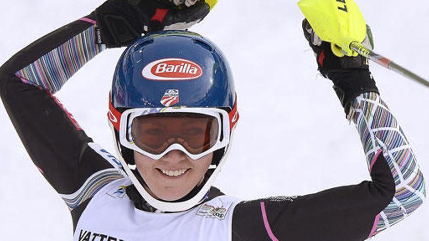 Mikaela Shiffrin, campeona de slalom