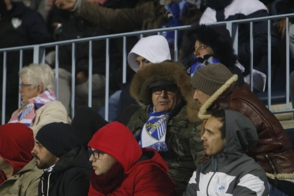 Partido del Málaga CF y la Ponferradina en La Rosaleda.