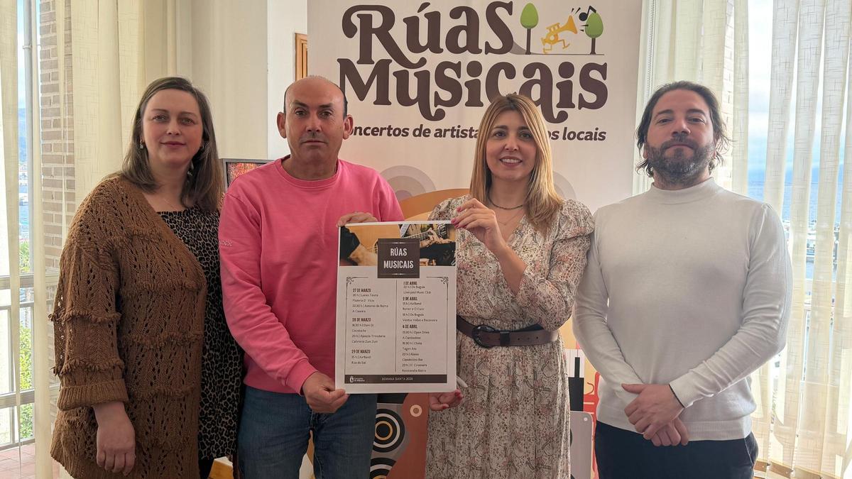 Presentación do programa Rúas Musicais de Ribeira.