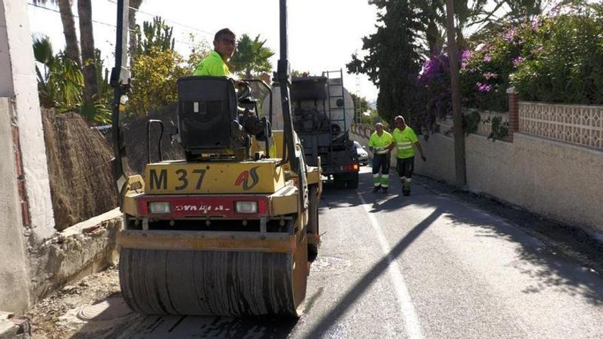 Arrancan las obras de mejora de la carretera de acceso a la urbanización Buenos Aires de Elche