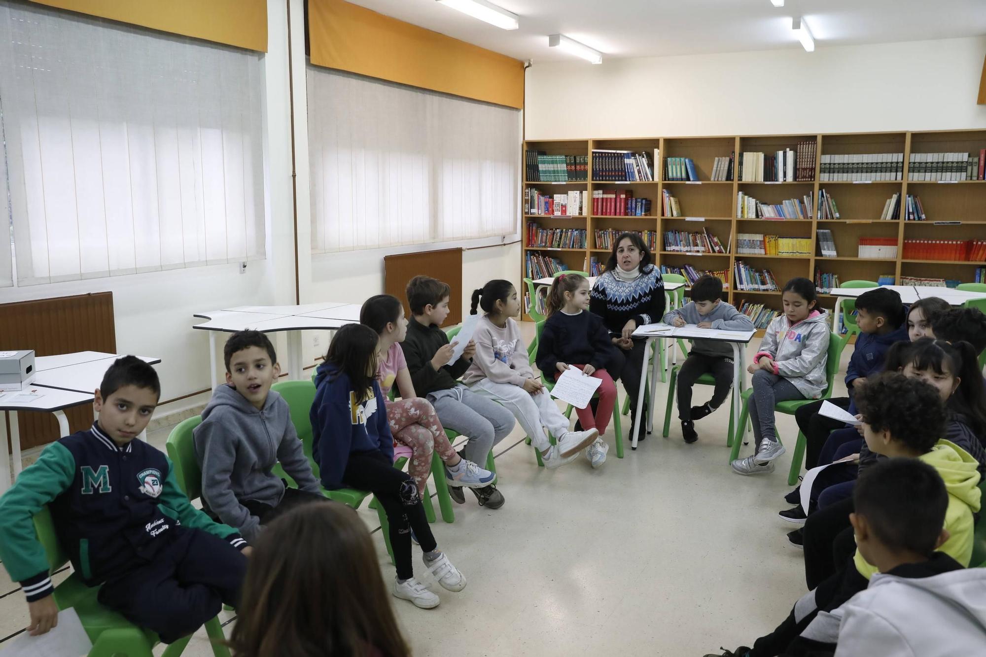 EN IMÁGENES: La serie "Los lunes al cole" visita el colegio de Villafría