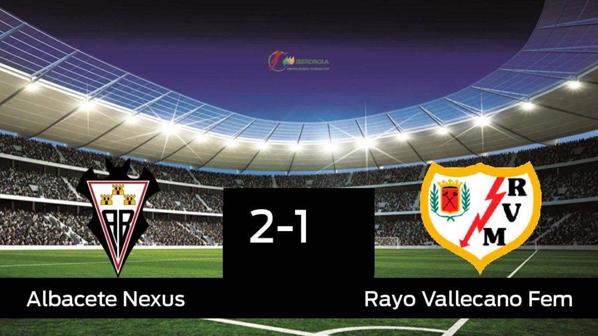 El Fundación Albacete se lleva la victoria en su casa al ganar al Rayo Vallecano