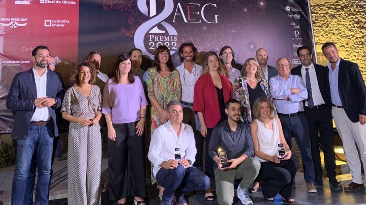 Els premiats de l’edició d’aquest any. | AEEG