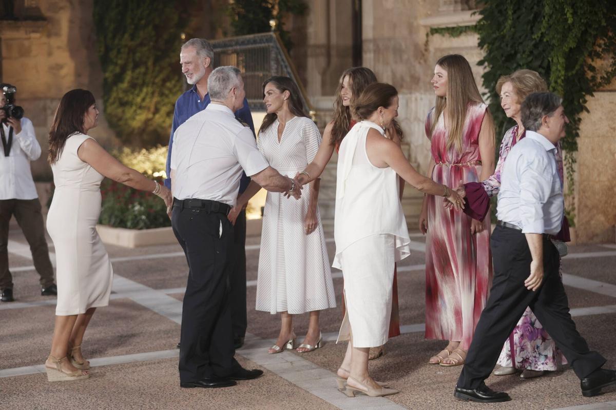 Las imágenes de la recepción de la Familia Real en Marivent