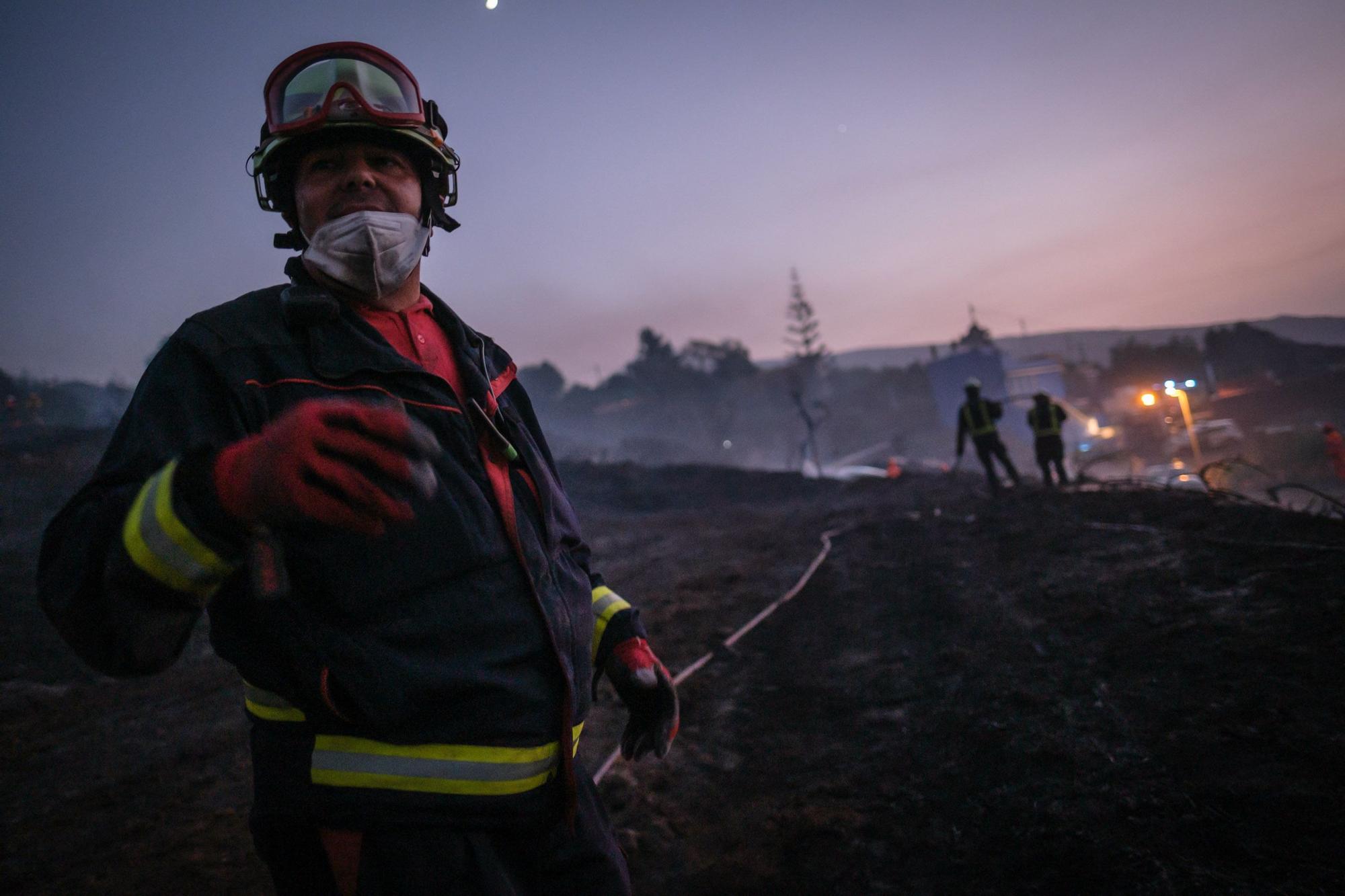 Incendio en La Orotava