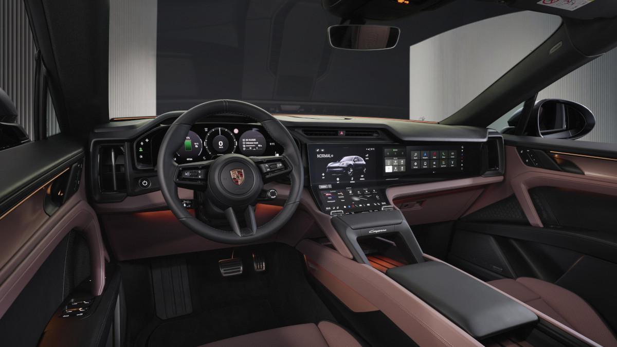 Interior del Porsche Cayenne Eléctrico