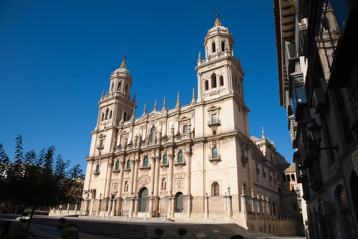 Fachada de la Catedral de la ciudad de Jaén