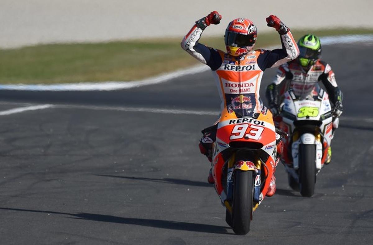 Las imágenes  del GP de Australia de motociclismo