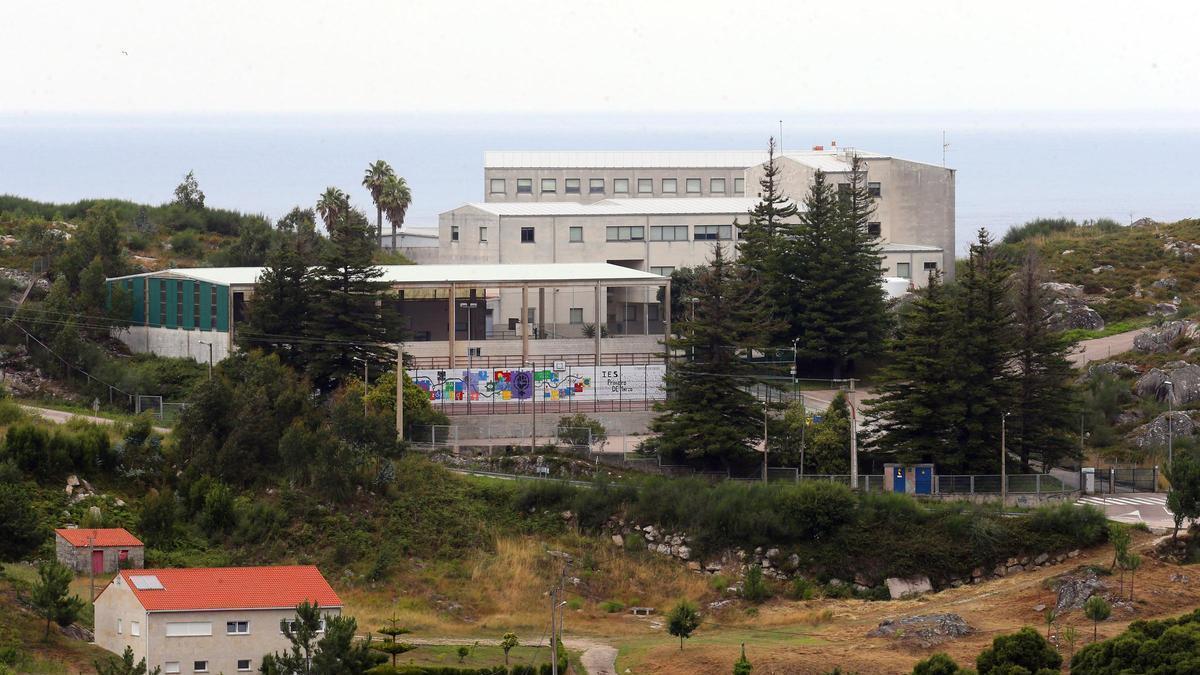 El IES Primeiro de Marzo de Baiona.