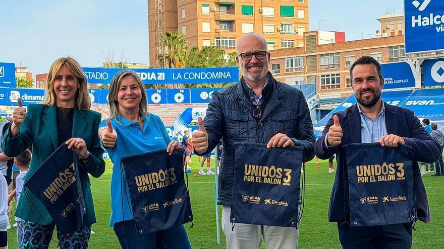 CaixaBank y el UCAM Murcia CF reúnen a más de 330 niños en ‘Unidos por el balón’