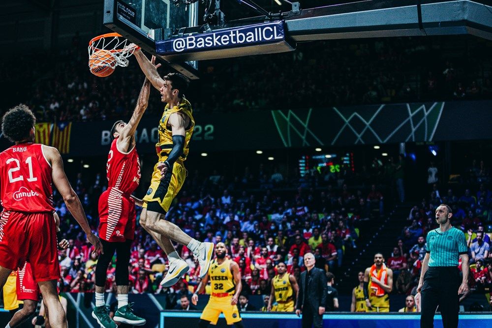 Riesen Ludwigsburg - Baxi Manresa: Les imatges de la semifinal de la Basketball Champions League