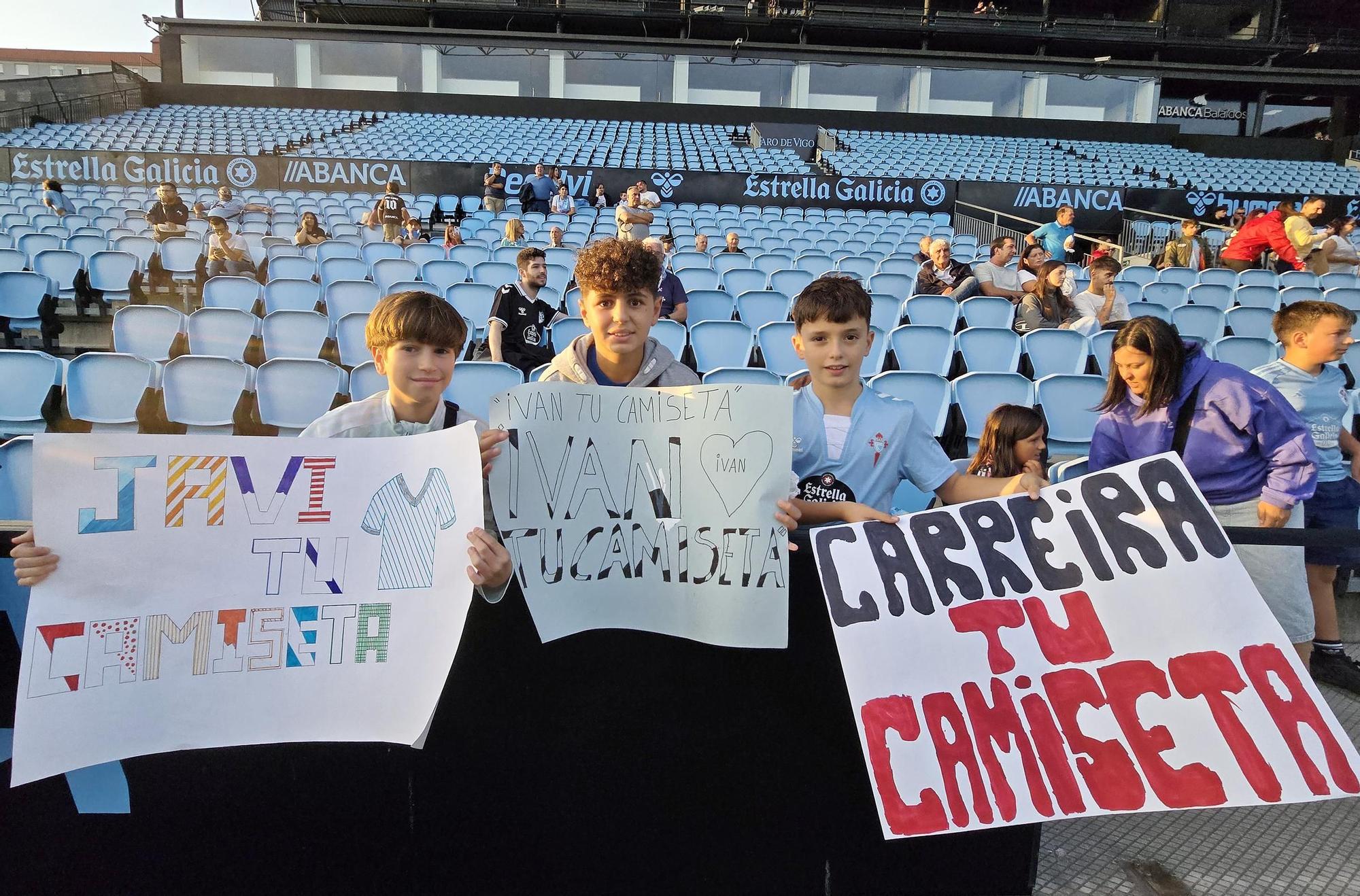 'Xuntos contra o lume': Celta - Selección de Ourense, en imágenes