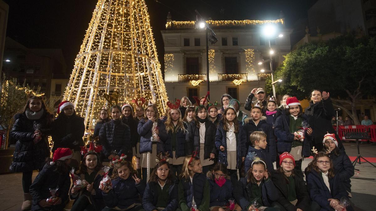 Encendido de las luces de Navidad en Sagunt