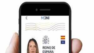 Un ejemplo del DNI que podrá llevarse en el móvil.