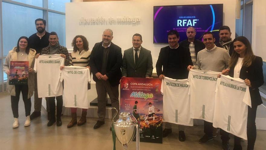 Málaga, sede de la Copa de Andalucía de selecciones provinciales alevín y benjamín de fútbol sala