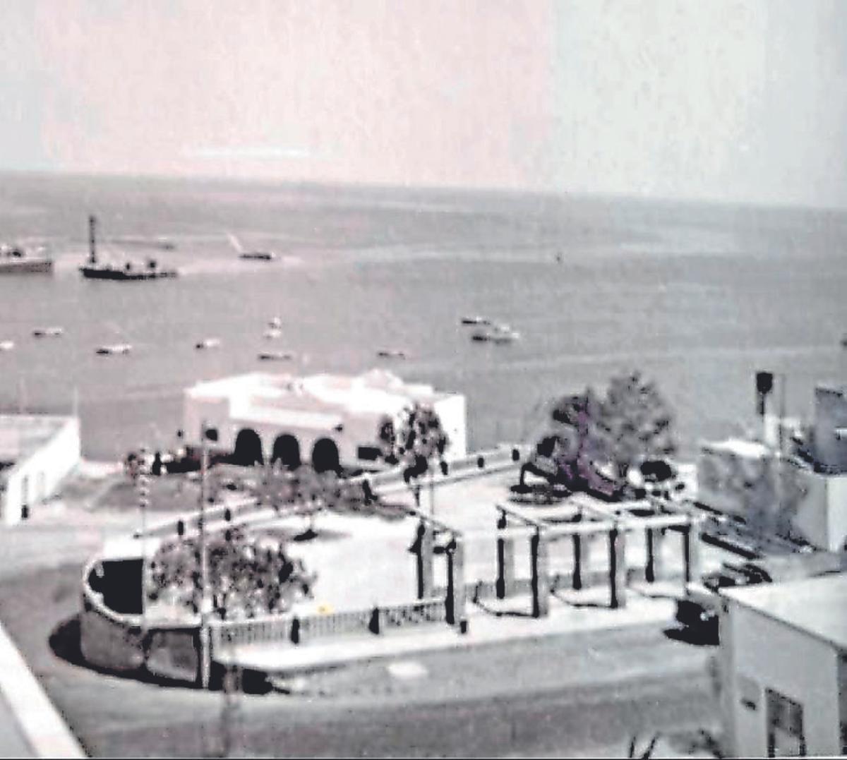 Imagen de la antigua plaza de España.