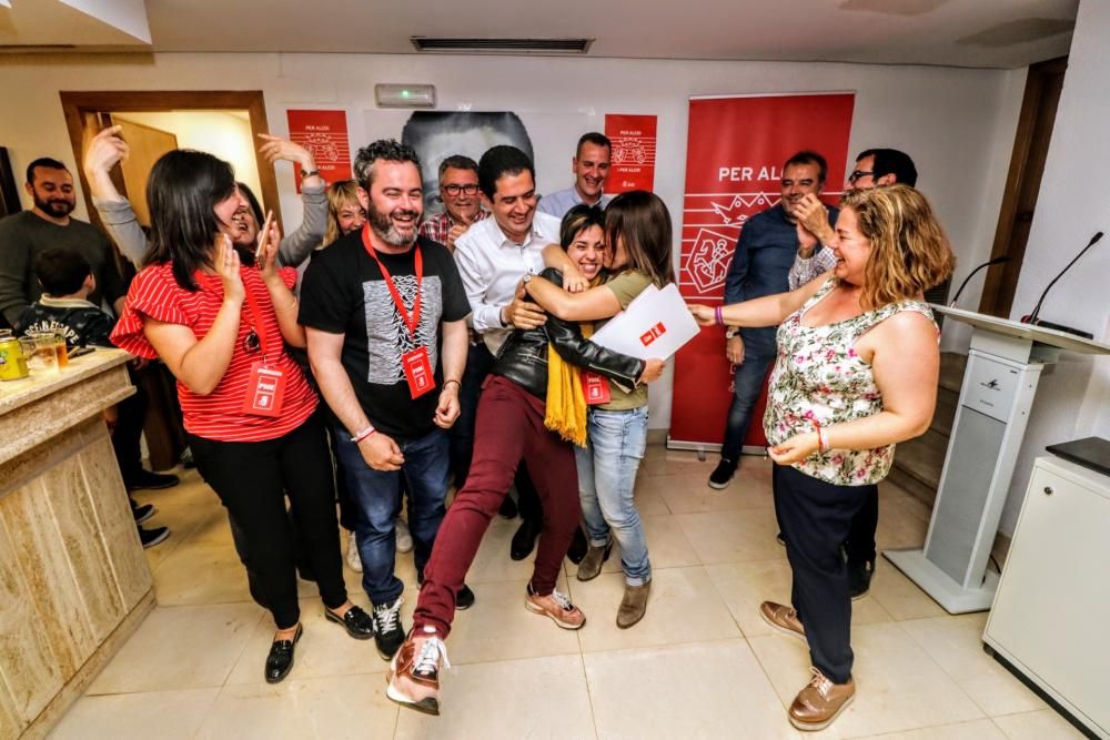 El PSOE ha ganado las elecciones municipales en Alcoy y ha conseguido 12 ediles.