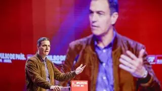 Sánchez promete "unir el país en derechos" frente al "España se rompe" de Feijóo
