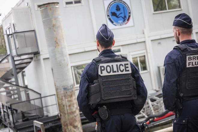 Policías en París, en una imagen de archivo.