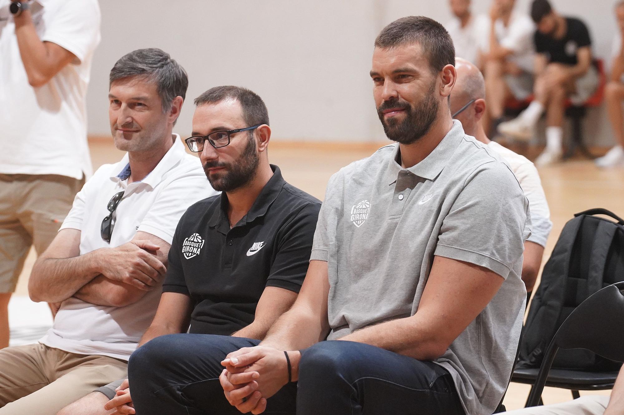 Presentació d'Aíto García Reneses com a nou entrenador del Bàsquet Girona