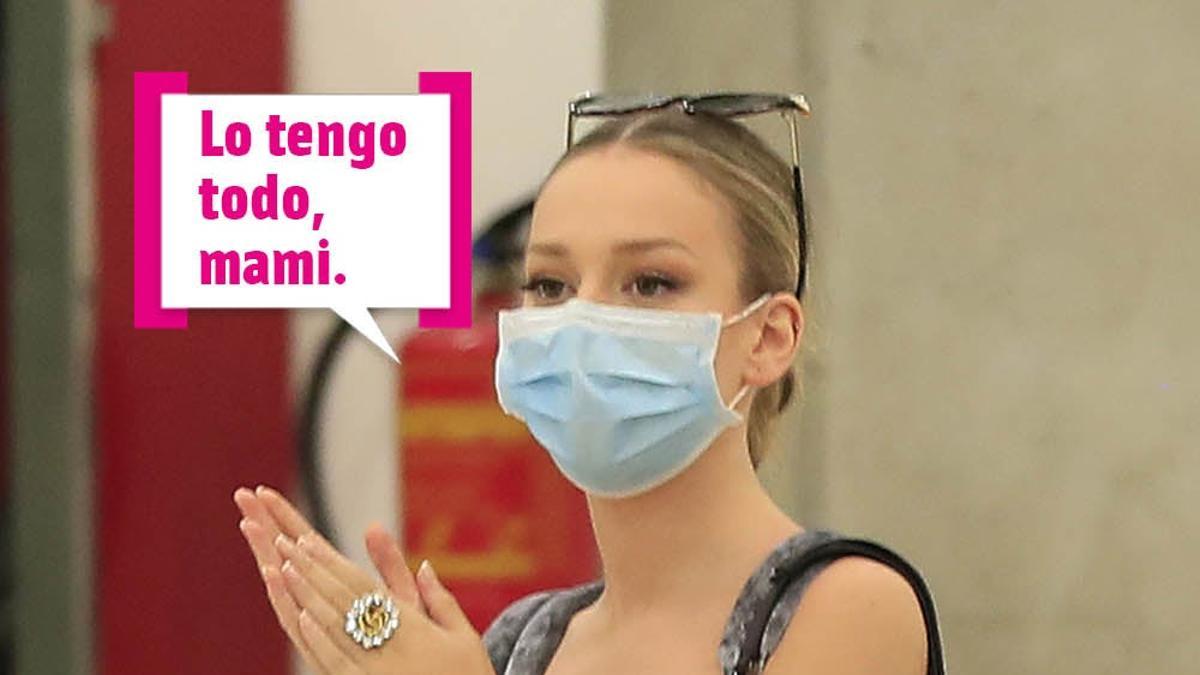 Ester Expósito con bocadillo: "Lo tengo todo, mami"