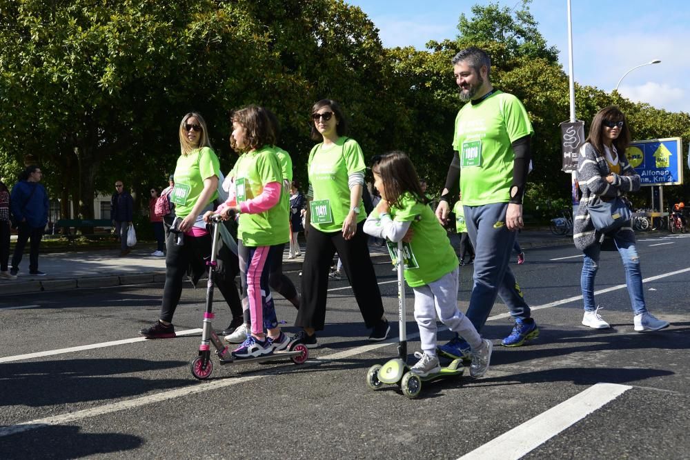 Carrera y caminata contra el cáncer en A Coruña