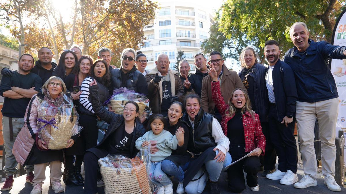 Foto de los ganadores.