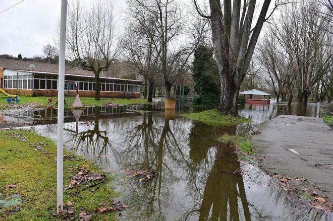 Fotogalería | El río se desborda en La Chopera de Plasencia