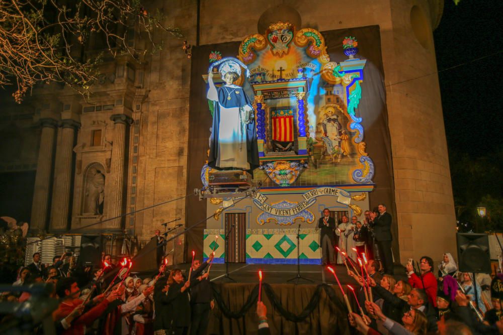 Subida a San Vicente en el Altar del Carmen