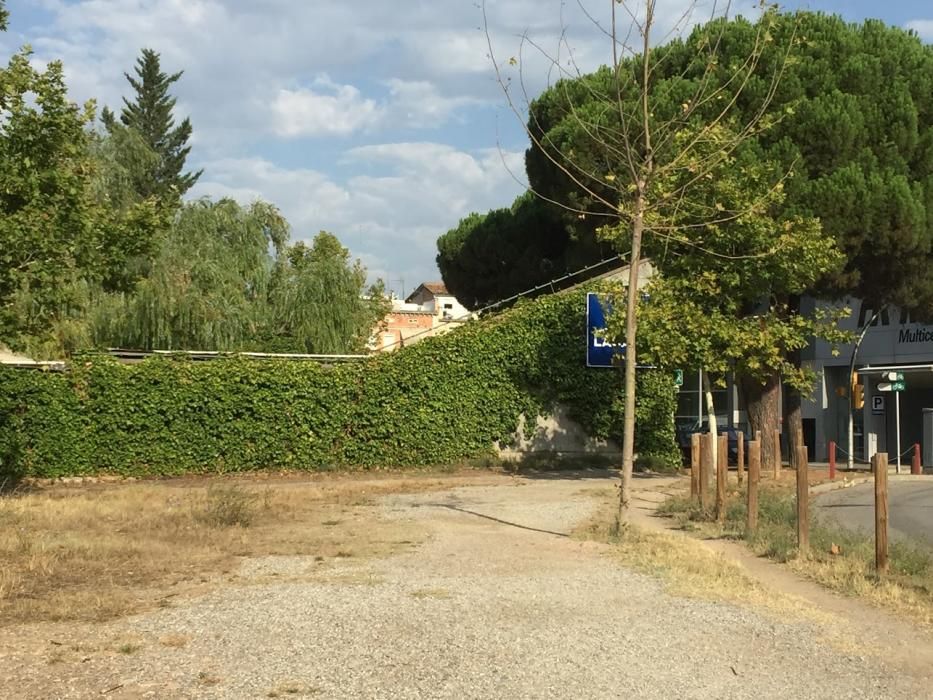 Enderrocar l'antiga discoteca de La Carpa del Riu i ordenar el parc de Josep Vilà