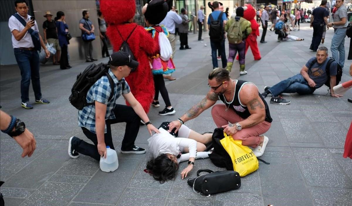 Atropello en Times Square