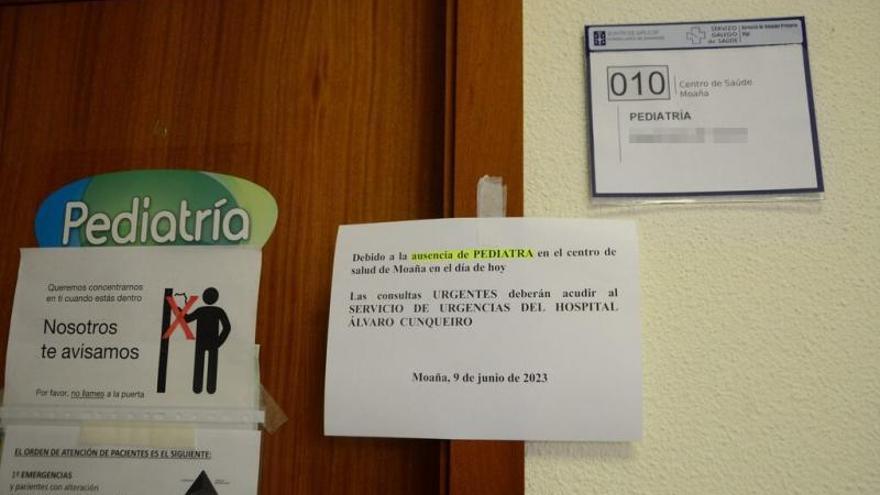 La falta de pediatra deriva a Vigo a los niños de Moaña y el Sergas garantiza la solución el lunes