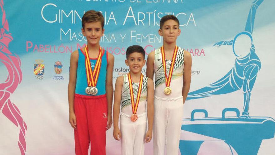 Excelente participación de los gimnastas canarios en los Campeonatos de España