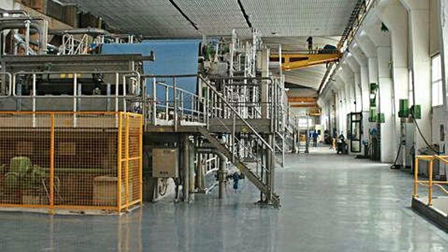L&#039;interior de la fàbrica Hinojosa de Sarrià de Ter.