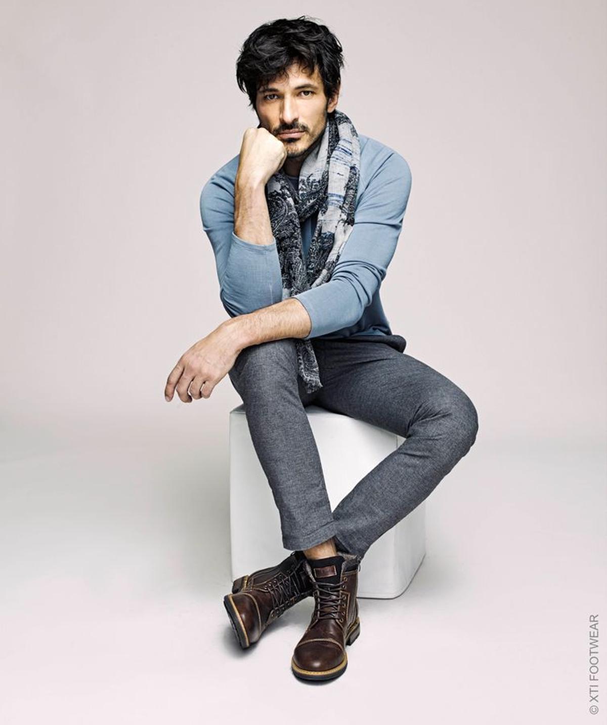 El actor y modelo Andrés Velencoso para Xti