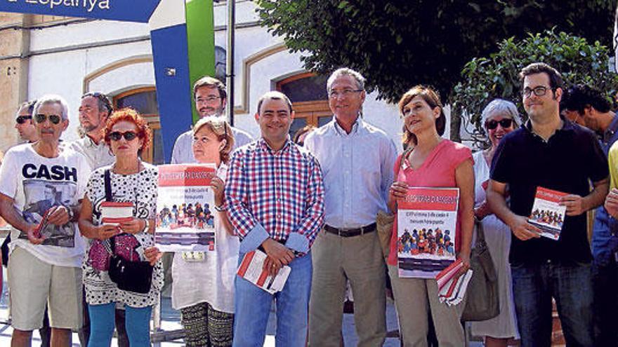 El PSOE presentó ayer su nueva campaña en Palma.