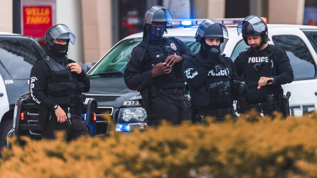 Efectivos policiales en Florida, en una imagen de archivo.