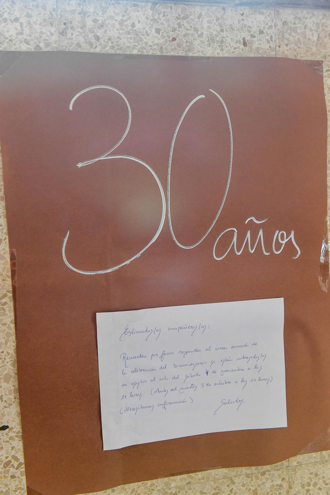 El IES El Rincón celebra su 30 aniversario