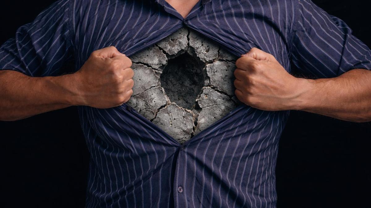 La masculinidad no es una fortaleza, sino un castillo de naipes.
