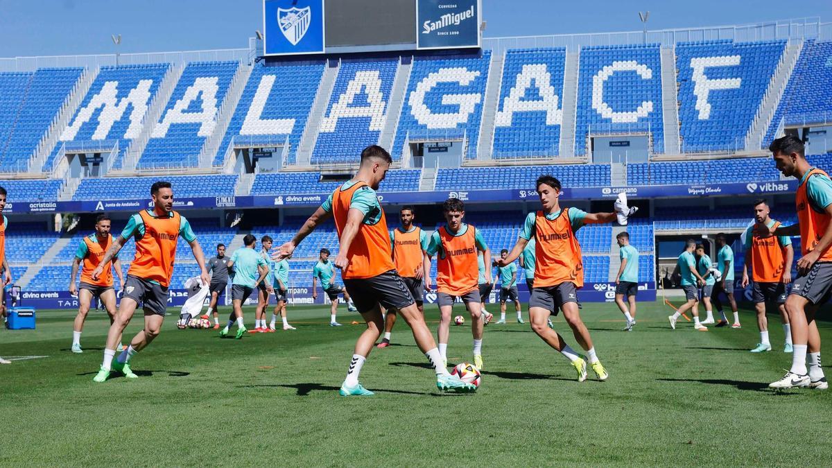 El Málaga CF prepara la visita del Intercity.