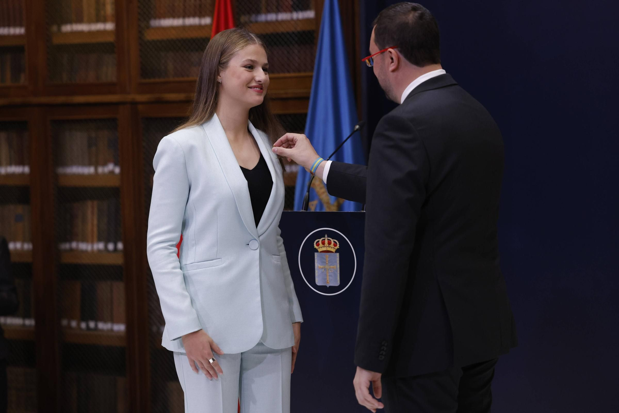 La Princesa Leonor recibe la Medalla de Asturias y el título de Alcaldesa Honoraria de Oviedo.