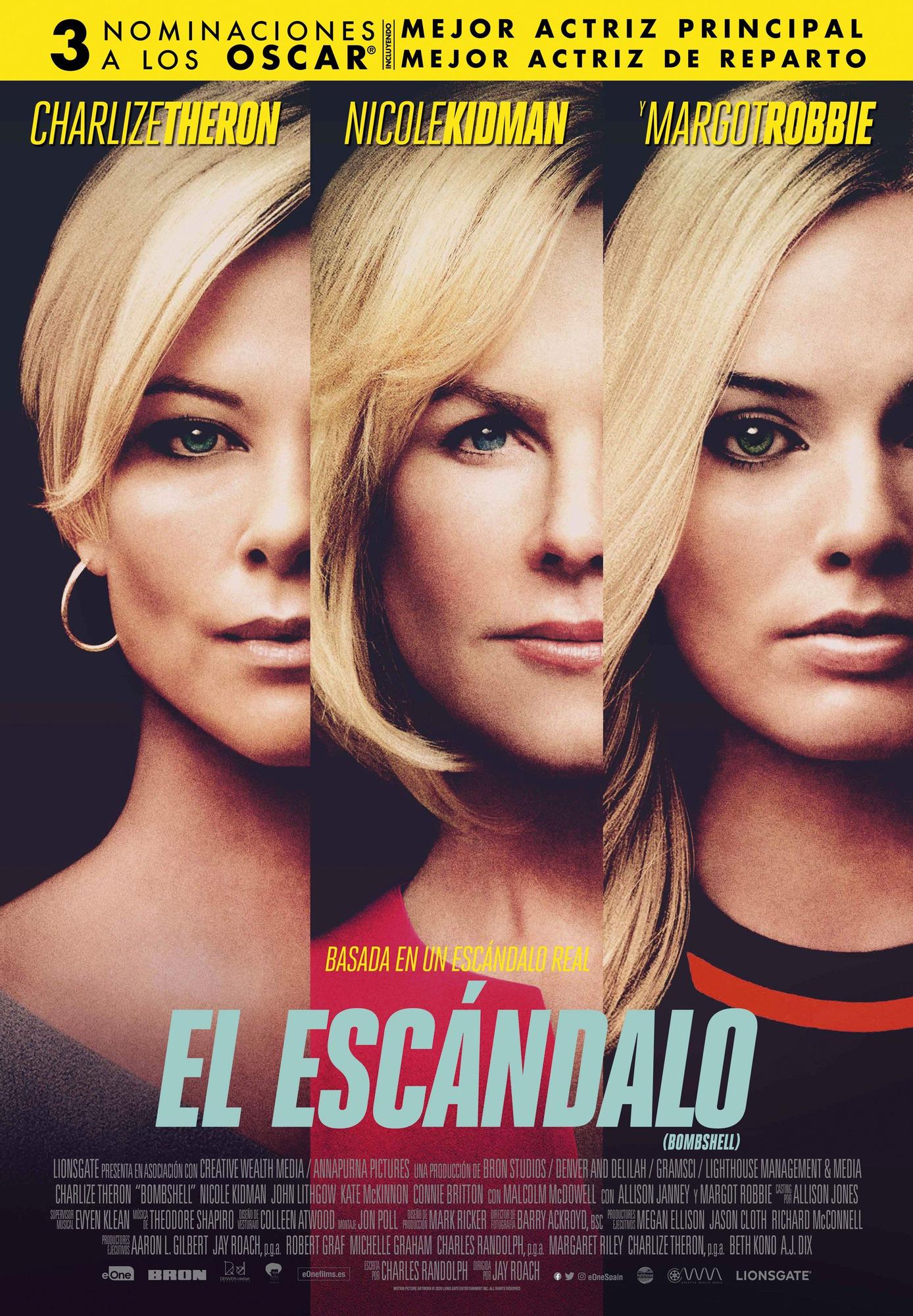 Cartel de 'El Escándalo (Bombshell)'